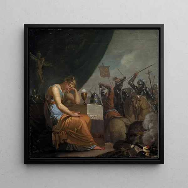 Hierarchy at its peak during the Crusades - Nicolai Abildgaard — wall display of the artwork