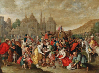 The Departure of the Israelites from Egypt - Hieronymus Francken III — artwork view