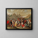 The Departure of the Israelites from Egypt - Hieronymus Francken III — framed artwork on a wall