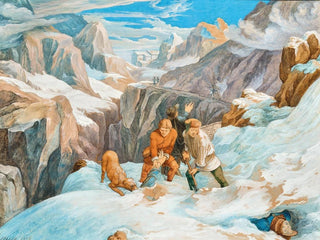 Scene on the Saint-Gothard - Hieronymus Hess — artwork view