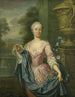Portrait of Claudine van Royen née in 1712 wife of Pieter Teding van Berkhout - Hieronymus van der Mij — artwork view