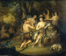 Shepherds and Shepherdesses in a Landscape - Hieronymus van der Mij — artwork view