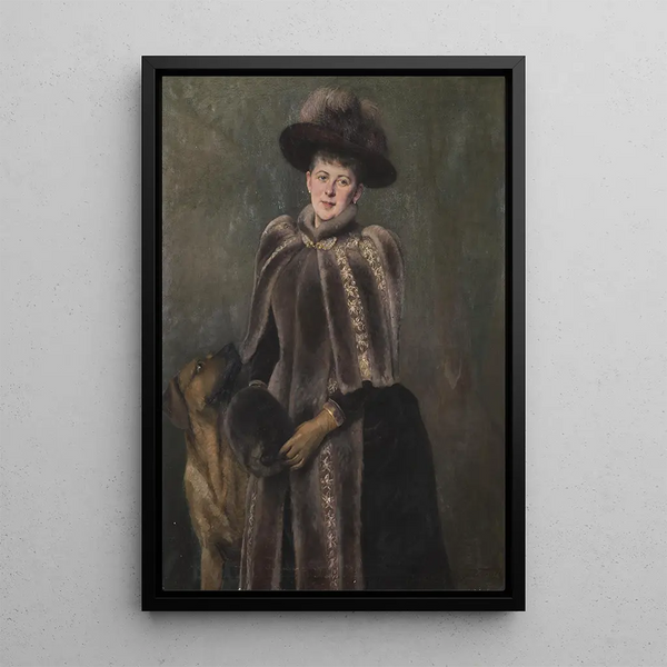 Beate Rosencrantz 1855-1925 - Hildegard Thorell — framed artwork on a wall