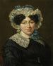 Portrait painting of Maria Adriana van der Sluys, wife of Hermanus Martinus Eekhout - Hillebrand Dirk Loeff — artwork view