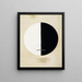 Point of view of the Buddha on earthly life no 3 - Hilma af Klint — framed artwork on a wall