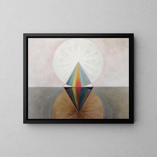 Group IXSUW No. 12 The Swan No. 12 - Hilma af Klint — framed artwork on a wall