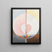 Group IXUW No. 25 The Dove No. 1 - Hilma af Klint — framed artwork on a wall