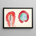 Wheat and absinthe - Hilma af Klint — framed artwork on a wall