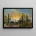Landscape of Rabka - Hipolit Lipiński — framed artwork on a wall