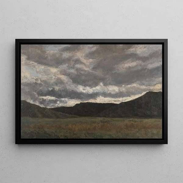 After the Evening Storm - Hippolyte Boulenger — framed artwork on a wall