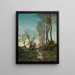 Vallée de Josaphat à Schaerbeek - Hippolyte Boulenger — framed artwork on a wall