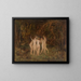 Nymph in the Forest - Hippolyte Boulenger — framed artwork on a wall