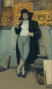 Young man with pipe - Hippolyte Dominique Berteaux — artwork view