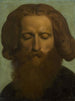 Head of a bearded man - Hippolyte Flandrin — artwork view