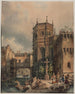 Scene on a canal - Hippolyte Jean Baptiste Garnerey — artwork view