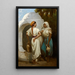 La Conversation - Hippolyte Lazerges — framed artwork on a wall