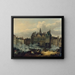Assault on the Town Hall on July 28, 1830 - Hippolyte Lecomte — framed artwork on a wall