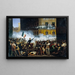 Combat de la rue de Rohan le 29 juillet 1830 - Hippolyte Lecomte — framed artwork on a wall