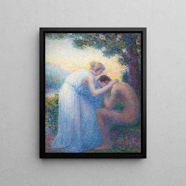 La Sympathie - Hippolyte Petitjean — framed artwork on a wall