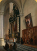 View in the Saint Paul Cathedral of Antwerp - Hippolyte Sbron — artwork view