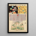 Moyo bijutsu benran Pl04 - Hironobu Asai — framed artwork on a wall