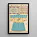Moyo bijutsu benran Pl09 - Hironobu Asai — framed artwork on a wall