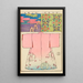 Moyo bijutsu benran Pl14 - Hironobu Asai — framed artwork on a wall