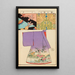 Moyo bijutsu benran Pl18 - Hironobu Asai — framed artwork on a wall