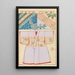 Moyo bijutsu benran Pl28 - Hironobu Asai — framed artwork on a wall