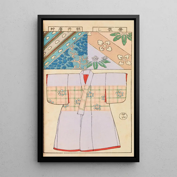 Moyo bijutsu benran Pl28 - Hironobu Asai — framed artwork on a wall