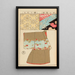 Moyo bijutsu benran Pl33 - Hironobu Asai — framed artwork on a wall