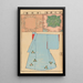 Moyo bijutsu benran Pl41 - Hironobu Asai — framed artwork on a wall