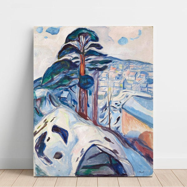 Reproduction of the painting Winter in Kragerø - Edvard Munch