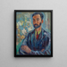Portrait of Master Titus Reuter - Hjalmar Hagelstam — framed artwork on a wall