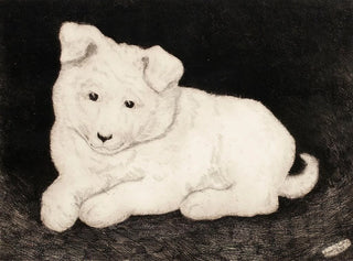 Puppy white Sneggie - Hjalmar Hagelstam — artwork view