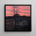 Evening - Hjalmar Linde — framed artwork on a wall