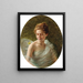 The Yellow Butterfly - Hélène Gevers — framed artwork on a wall
