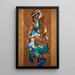 Hommage à Heine et Schumann - Hélène Oettingen — framed artwork on a wall