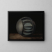 Sphere métallique utilisée pendant le siège de 1870-71 pour le transport des dépêches par eau - Hélène Vonoven — framed artwork on a wall