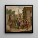 Hob selling beer at the wake - John Laguerre — framed artwork on a wall