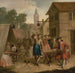 Hob selling beer at the wake - John Laguerre — artwork view