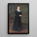 La peintre Ane Marie Hansen - Holga Reinhard — framed artwork on a wall