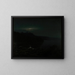 Hammershus au clair de lune - Holger Drachmann — framed artwork on a wall