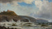 La côte au sud de Hammershus - Holger Drachmann — artwork view