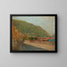 Castelmare de Castellamare - Holger Hvitfeldt Jerichau — framed artwork on a wall