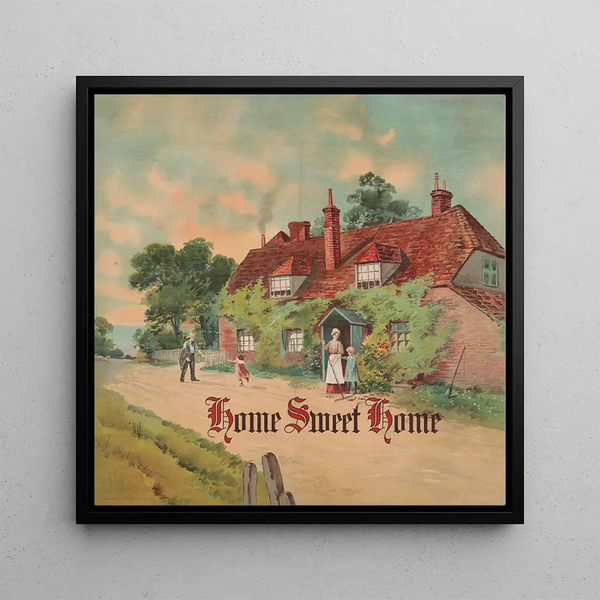 Home Sweet Home - Campbell Metzger Jacobson — framed artwork on a wall