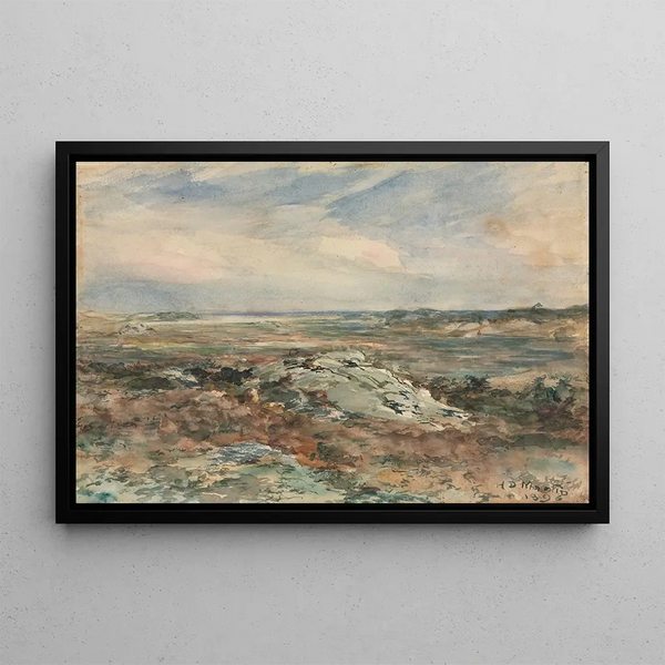 Landscape - Homer Dodge Martin — framed artwork on a wall