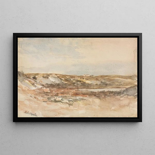 Near Newport - Homer Dodge Martin — framed artwork on a wall