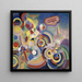 Homage to Blériot - Robert Delaunay — framed artwork on a wall