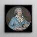 Unknown Man - François Dumont — framed artwork on a wall